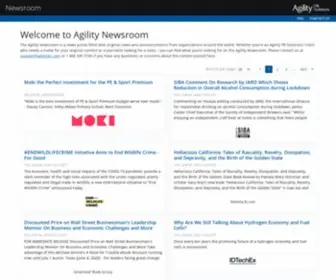 Agilitypr.news(Agility PR Solutions) Screenshot