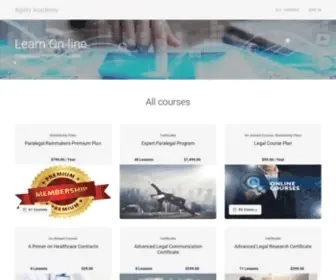 AgilitysvCS.com(Agility Solutions) Screenshot
