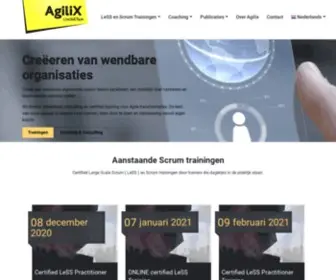Agilix.nl(Creating Adaptable Organizations) Screenshot