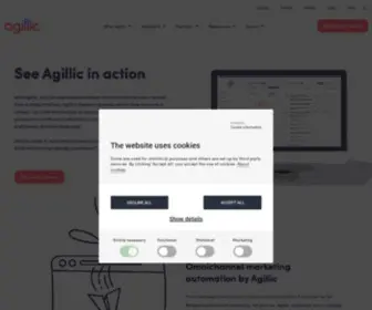 Agillic.com(Omnichannel marketing automation) Screenshot