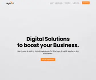 Agilsoft.co(Digital solutions provider) Screenshot