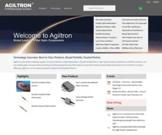 Agiltron.com(Agiltron Inc) Screenshot