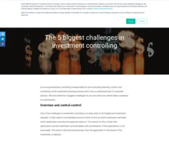 Agimendo.com(The 5 biggest challenges in investment controlling) Screenshot