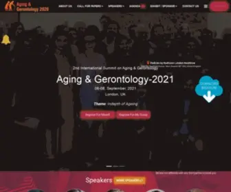 Agingcongress.com(Aging Conferences) Screenshot