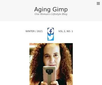 Aginggimp.com(One Woman's Lifestyle Blog) Screenshot