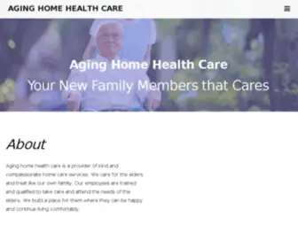 Aginghomehealthcare.com(Aging Home Health Care) Screenshot