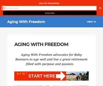 Agingwithfreedom.com(AGING WITH FREEDOM) Screenshot