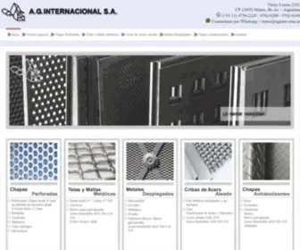 Aginter.com.ar(Telas metálicas) Screenshot
