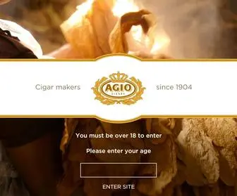 Agiocigars.com(Agio Cigars) Screenshot