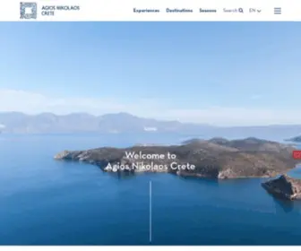 Agiosnikolaoscrete.com(The official travel site of Agios Nikolaos) Screenshot