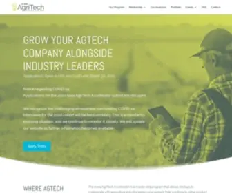 Agiowa.com(The Iowa AgriTech Accelerator) Screenshot