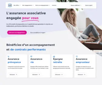 Agipi.com(AGIPI propose des solutions de protection pour les particuliers et les professionnels) Screenshot