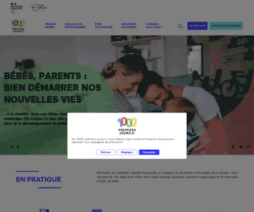 Agir-Pour-Bebe.fr(Agir pour bébé) Screenshot