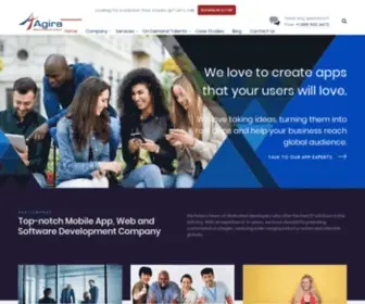 Agiratech.com(Digital Transformation) Screenshot