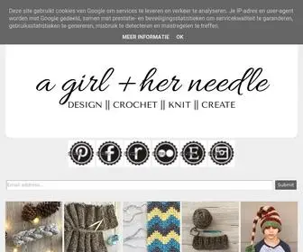 Agirlandherneedle.com(A Girl and her Needle) Screenshot