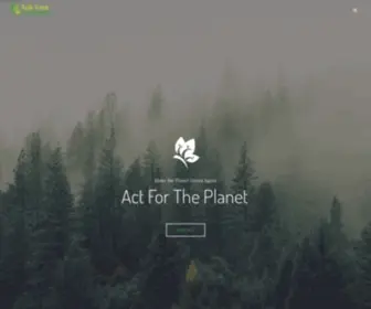 Agirpourlaplanete.com(Agir Pour La Planète) Screenshot