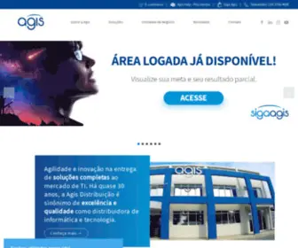 Agis.com.br(Distribuidora de Informática e Tecnologia) Screenshot