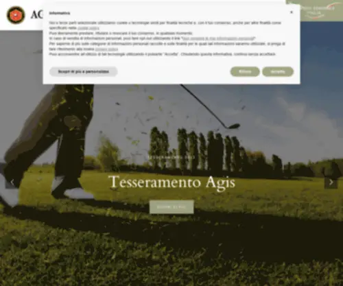Agisgolf.it(AGIS Associazione Golfisti Italiani Seniores) Screenshot