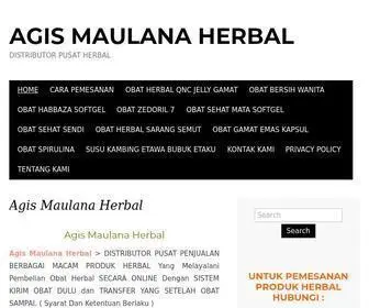 Agismaulanaherbal.com(Agis Maulana Herbal) Screenshot