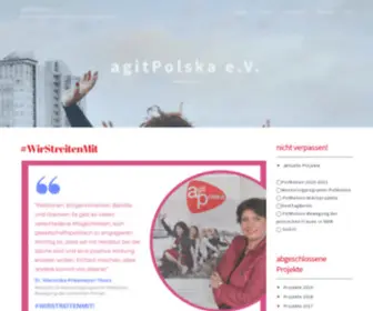 Agit-Polska.de(AgitPolska e.V) Screenshot