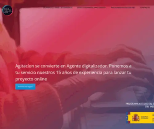 Agitacion.net(Tu Agencia especializada en branding y web en Barcelona) Screenshot