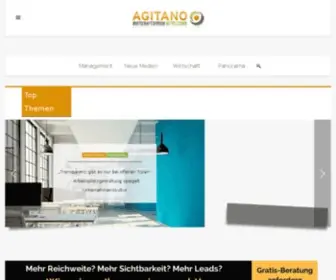 Agitano.com(Home) Screenshot