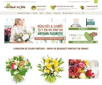 Agitateur-Floral.com(Livraison fleurs et de bouquets) Screenshot
