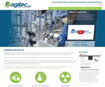 Agitec.fr(Agitateurs malaxeurs et mélangeurs industriels) Screenshot