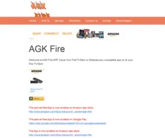 Agkfire.com(AGK Fire) Screenshot