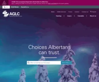 AGLC.ca Screenshot