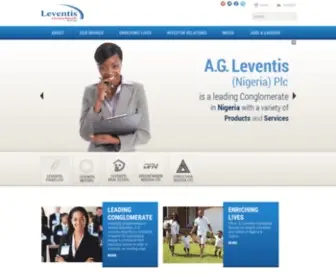 Agleventis.com(AG Leventis (Nigeria) Plc) Screenshot