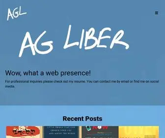 Agliber.com(AG Liber) Screenshot