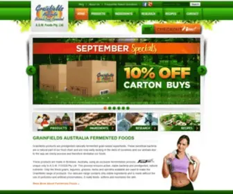 Agmfoods.com(Fermented Probiotic Superfood) Screenshot