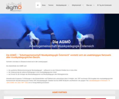 Agmoe.at(AGMÖ Arbeitsgemeinschaft Musikpädagogik Österreich) Screenshot