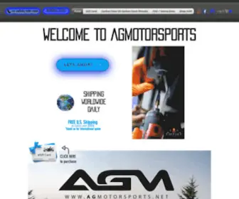 Agmotorsports.net(C8 Corvette Parts & Manufacturing) Screenshot