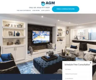 Agmrenovations.com(AGM Basements) Screenshot