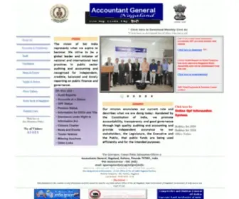 Agnagaland.gov.in(Official website of the office of the Accountant General Nagaland) Screenshot