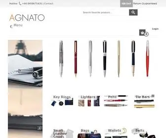 Agnato.co.uk(S.T Dupont Shop) Screenshot