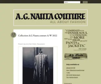 Agnautacouture.com(A.G.Nauta couture) Screenshot