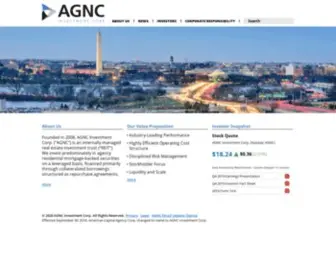 AGNC.com(AGNC INVESTMENT CORP) Screenshot