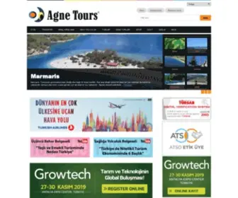 Agne.com.tr(Agne Tours) Screenshot
