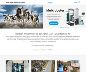 Agner-FachZentrum.ch(Agner Melk) Screenshot