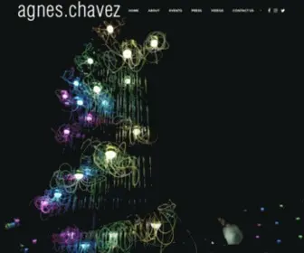 Agneschavez.com(Merging art) Screenshot
