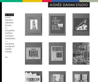 Agnesdahanstudio.com(Agnès Dahan Studio) Screenshot