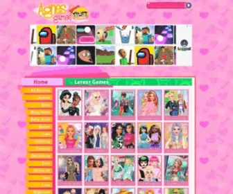 Agnesgames.com(Games for Girls) Screenshot