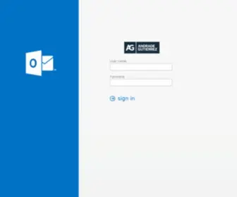 Agnet.com.br(Outlook Web App) Screenshot