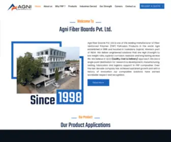 Agnifiberboards.com(Agni Fiber Boards Pvt) Screenshot