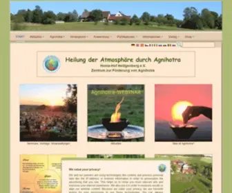 Agnihotra-Online.com(Homa-Hof-Heiligenberg) Screenshot