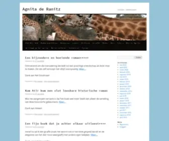 Agnitaderanitz.com(Schrijfster) Screenshot