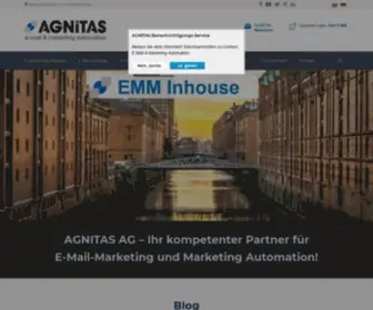 Agnitas.de(Ihr kompetenter Partner für Marketing Automation) Screenshot